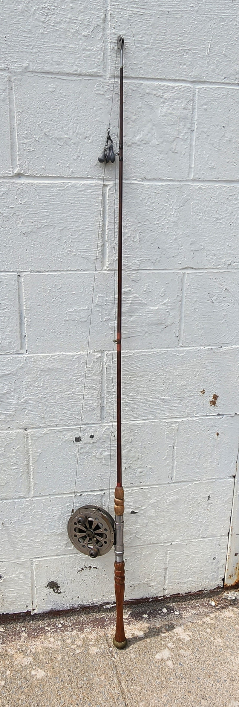 1940's wood fishing rod with Pfluger Sal-Trout Reel – Southern Adirondack ReStore