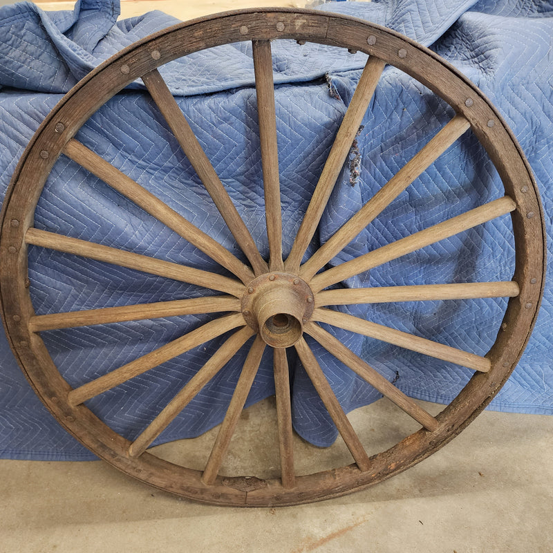 Antique 40 inch Wagon Buggy Wheel