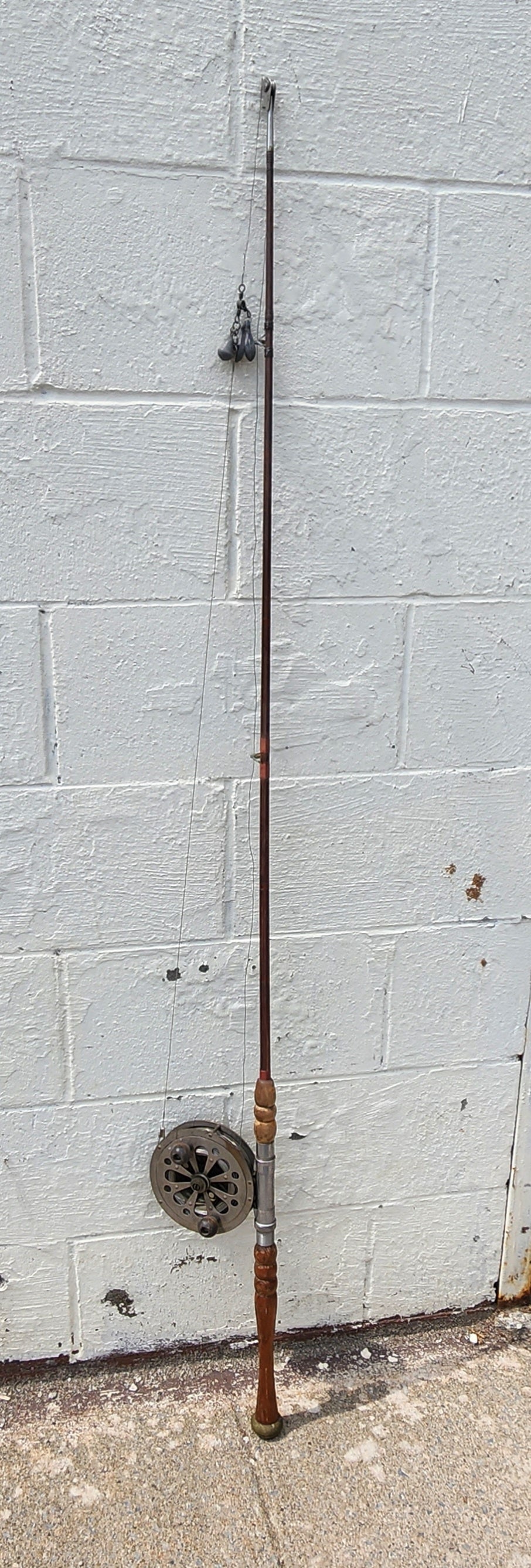 1940's wood fishing rod with Pfluger Sal-Trout Reel – Southern Adirondack ReStore