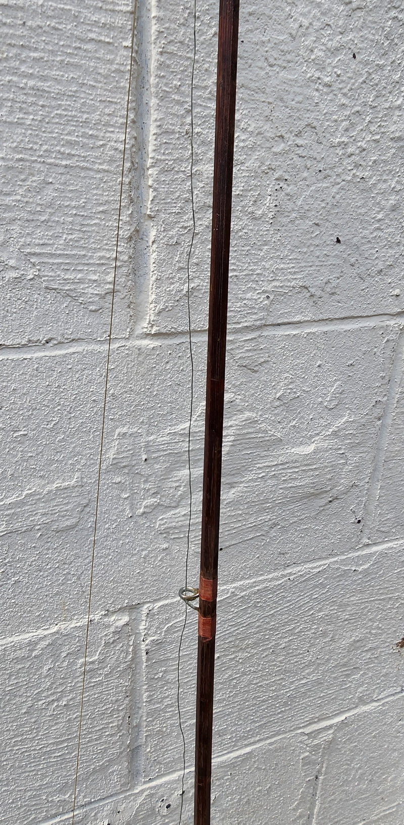 antique metal fishing poles 1940's wood fishing rod with Pfluger Sal-Trout Reel – Southern Adirondack ReStore