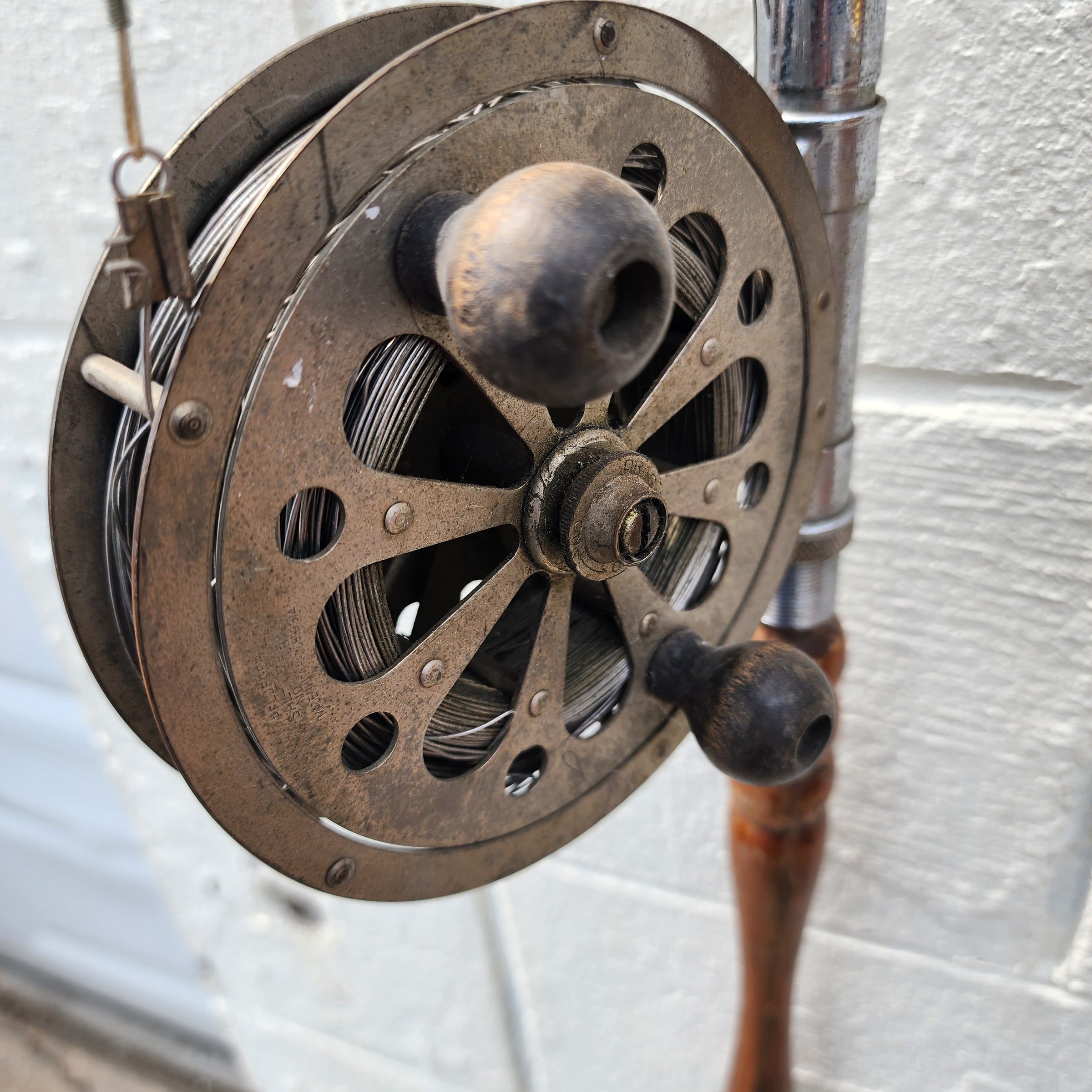 1940's wood fishing rod with Pfluger Sal-Trout Reel – Southern ...