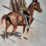 Remington Chromolithograph Sioux Chief 18x14