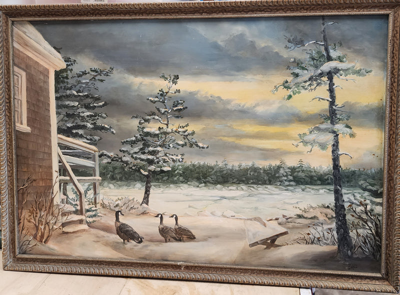 Signed Jackson Kitson Cape Cod Drummer Cove Painting