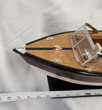 Chris Craft Runabout wood model boat 20"
