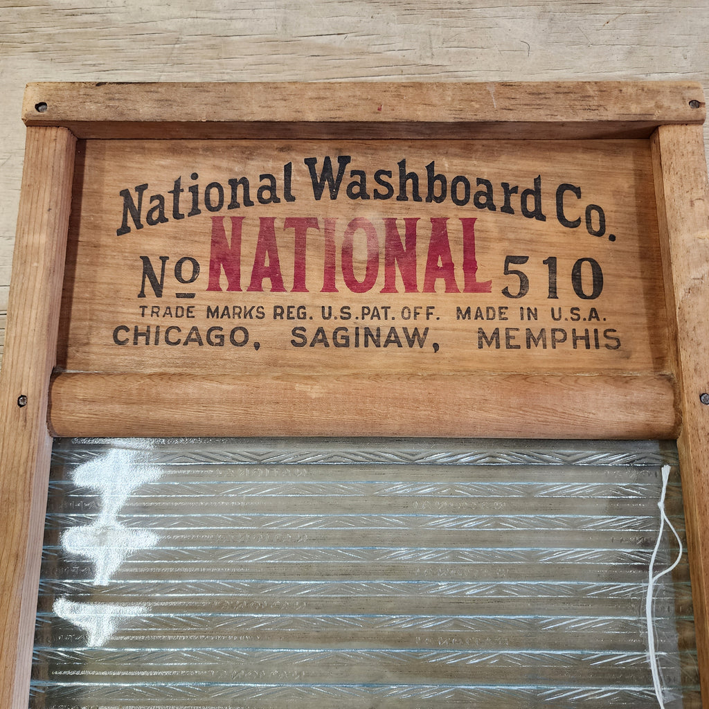 Antique National store Washboard