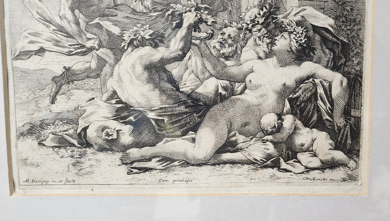 Michel Dorigny "Bacchante with Sleeping Child"