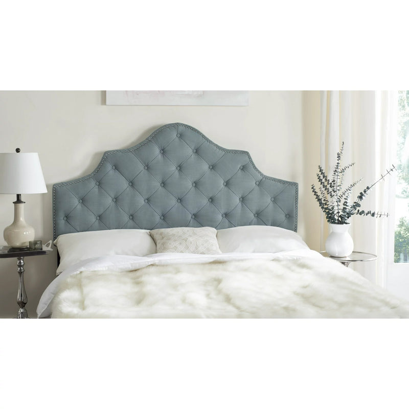 Safavieh Arebelle Tuft King Headboard in Blue