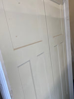 Three Panel Twin Interior White Door - Winslow (4/0, 48x80, 6/8)