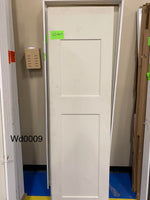 Double Panel Solid Core Interior White Door (24 x 80)
